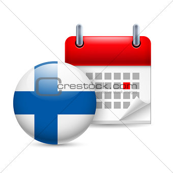 Icon of National Day in Finland