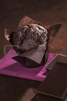 Chocolate muffin.