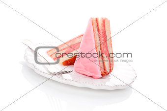 Pink punch cake. 