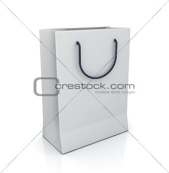 shopping bag on white