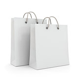 shopping bag on white