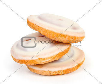 Homemade cookies with white cream