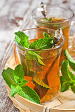 Turlish tea with mint