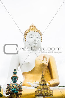 Buddha image at chiang mai temple 