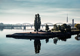 Beautiful view of Riga city, Latvia