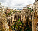 Amazing view of the Ronda canyon