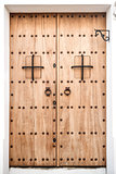 Ancient wooden door