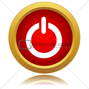 Red power icon