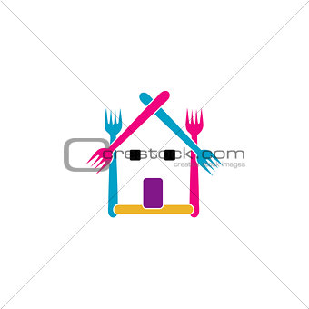 Logo for a restaurant or a cafe