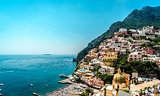 Amazing Amalfi coast. Positano, Italy