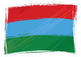 Grunge Karelia flag