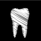 Tooth graphic for dentist