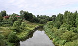 Rural river landscape