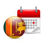 Icon of National Day in Sri Lanka