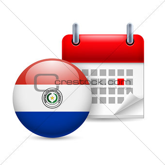 Icon of National Day in Paraguay