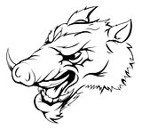 Boar mascot