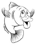 Cod fish cartoon
