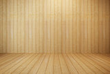 empty wooden room