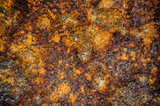 Rusty metal sheet background with texture and structure