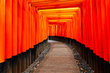 Fushimi Inari Taisha Shrine in Kyoto City, Japan