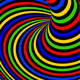 Design colorful vortex illusion background