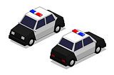 Orthographic police car