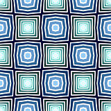 Seamless blue and green checked pattern. Geometric texture.
