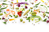 vegetable art, healthy eating concept
