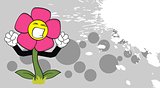 flower  cartoon background5