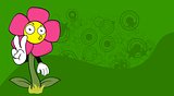 flower  cartoon background2