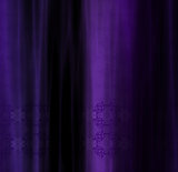 Violet decorative curtain