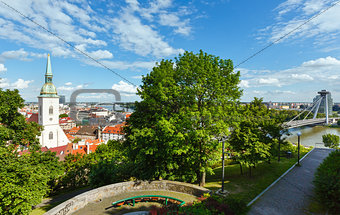 Bratislava City spring view (Slovakia)