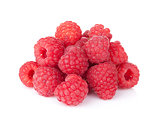 Fresh ripe raspberries
