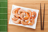 Cooked shrimps