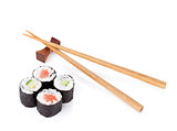 Sushi set and chopsticks