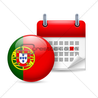 Icon of National Day in Portugal
