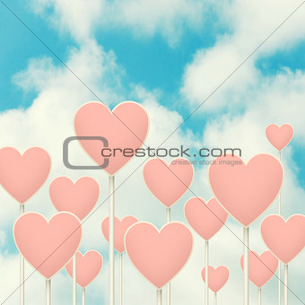 Hearts sign post.