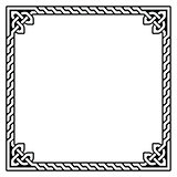 Celtic frame, border pattern - vector