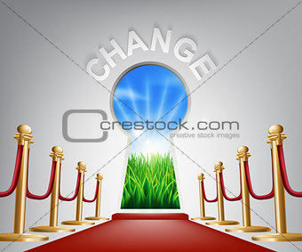Change conceptual illustration