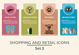 Shopping and retail  labels