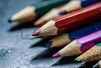 Coloring pencils.