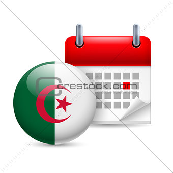 Icon of National Day in Algeria