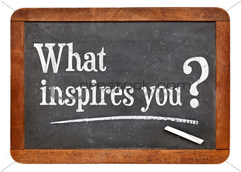 what inspires you question