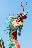 Dragon head sculpture