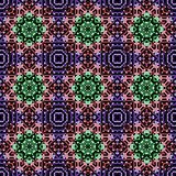 Geometric seamless pattern in a motley colors