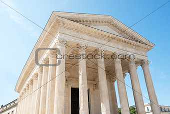 Roman Temple Maison Carree in Nimes