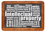 intellectual property word cloud