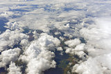 Earth's surface and clouds