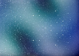 Fantasy deep space nebula with stars
