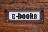 e-books - file cabinet label